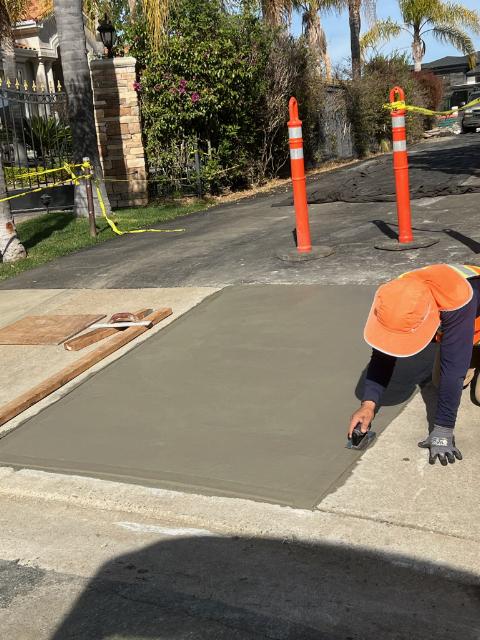 Sidewalk replacement